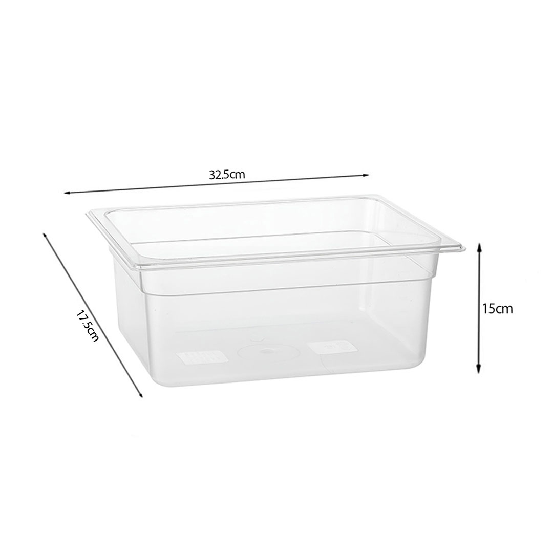 Soga 150Mm Clear Gastronorm Gn Pan 1/3 Food Tray Storage Bundle Of 2 With Lid, Home &Amp; Living, Kitchen &Amp; Dining, Bakeware, Baking Trays, ,  - Nz Depot 5