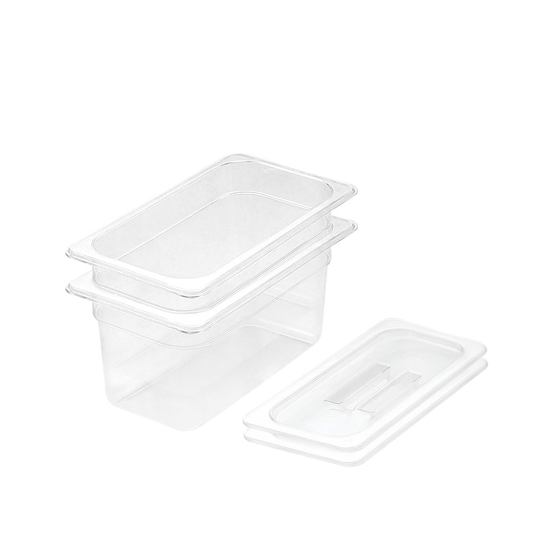 Soga 150Mm Clear Gastronorm Gn Pan 1/3 Food Tray Storage Bundle Of 2 With Lid, Home &Amp; Living, Kitchen &Amp; Dining, Bakeware, Baking Trays, ,  - Nz Depot 1