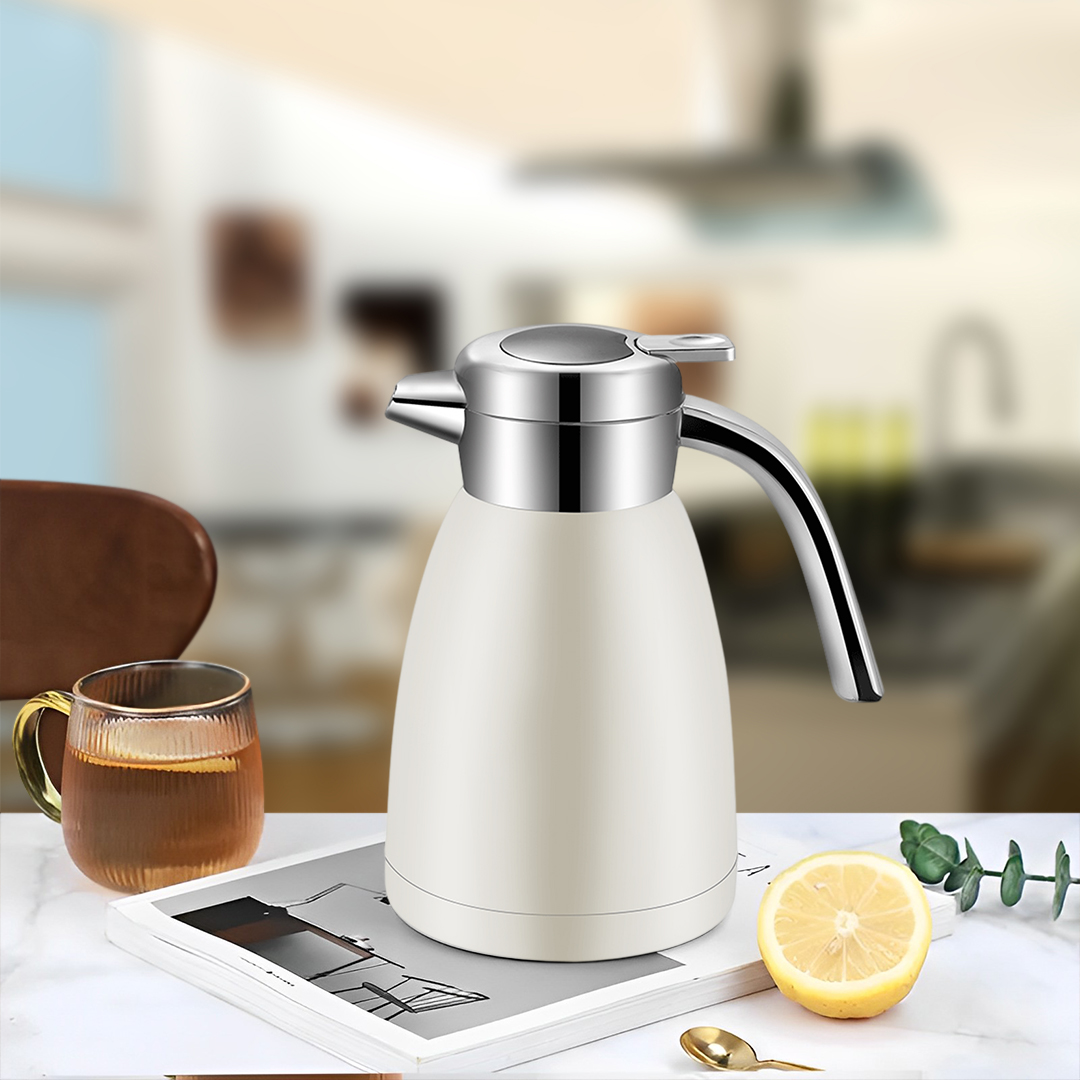 Soga 2.2L Stainless Steel Insulated Vacuum Flask Water Coffee Jug Thermal White, Home &Amp; Living, Kitchen Dining, Servingware, Other, ,  - Nz Depot 9