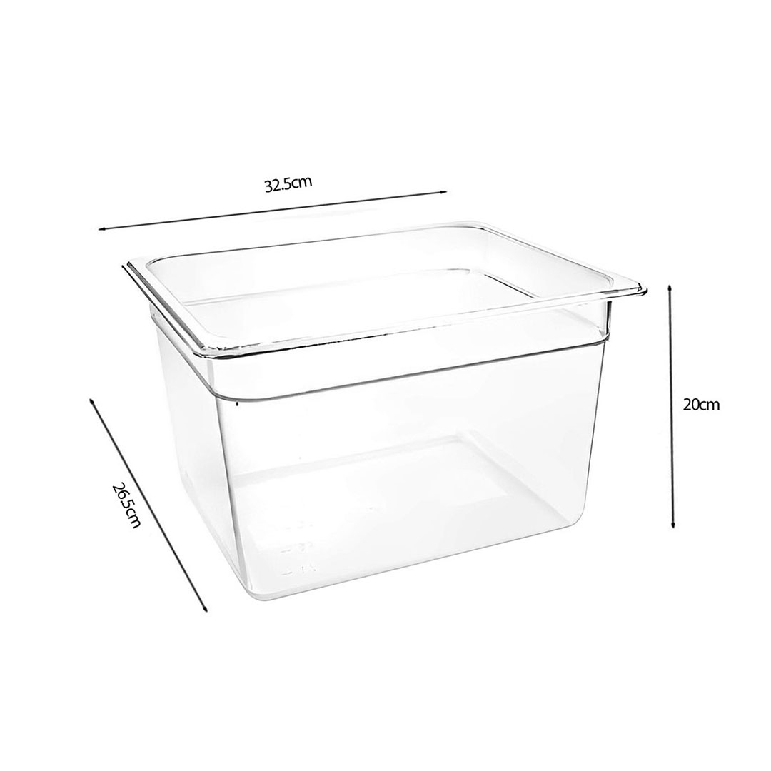 Soga 200Mm Clear Gastronorm Gn Pan 1/2 Food Tray Storage Bundle Of 2, Home &Amp; Living, Kitchen &Amp; Dining, Bakeware, Baking Trays, ,  - Nz Depot 5