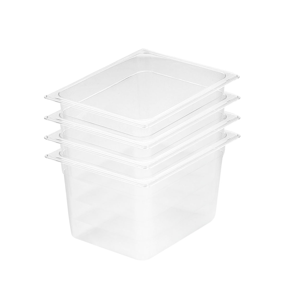 Soga 200Mm Clear Gastronorm Gn Pan 1/2 Food Tray Storage Bundle Of 4, Home &Amp; Living, Kitchen &Amp; Dining, Bakeware, Baking Trays, ,  - Nz Depot 1