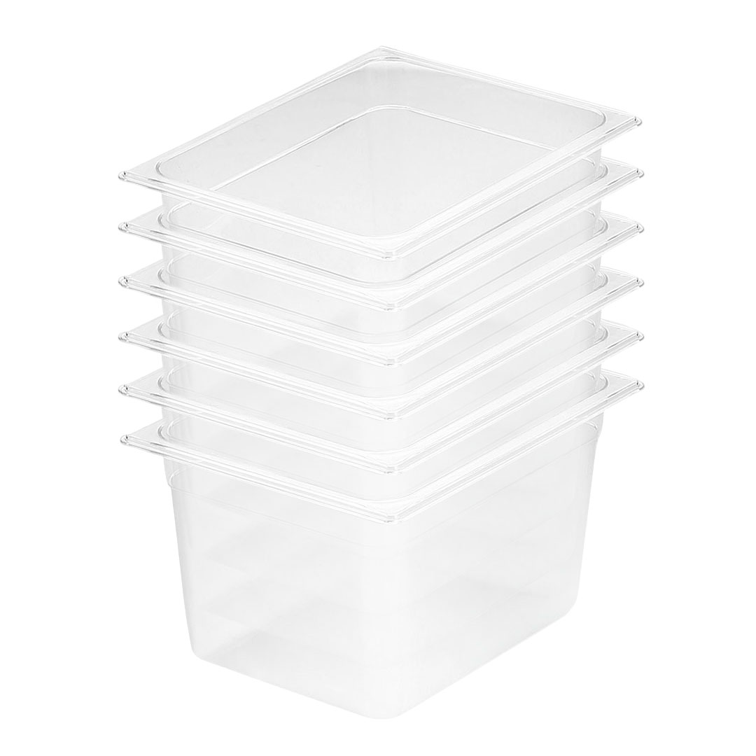 Soga 200Mm Clear Gastronorm Gn Pan 1/2 Food Tray Storage Bundle Of 6, Home &Amp; Living, Kitchen &Amp; Dining, Bakeware, Baking Trays, ,  - Nz Depot 1