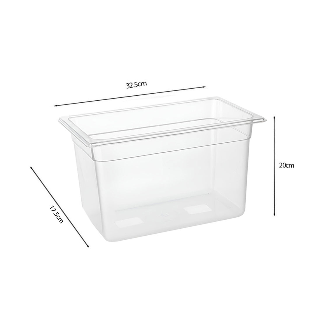 Soga 200Mm Clear Gastronorm Gn Pan 1/3 Food Tray Storage Bundle Of 2 With Lid, Home &Amp; Living, Kitchen &Amp; Dining, Bakeware, Baking Trays, ,  - Nz Depot 5