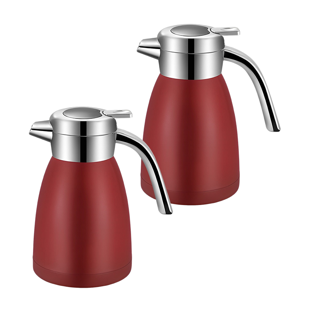 Soga 2X 1.8L Stainless Steel Insulated Vacuum Flask Water Coffee Jug Thermal Red, Home &Amp; Living, Kitchen Dining, Servingware, Other, ,  - Nz Depot 1