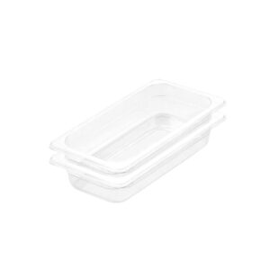 SOGA 65mm Clear Gastronorm GN Pan 1/3 Food Tray Storage Bundle of 2, Home & Living, Kitchen & Dining, Bakeware, Baking Trays, ,  - NZ DEPOT 1