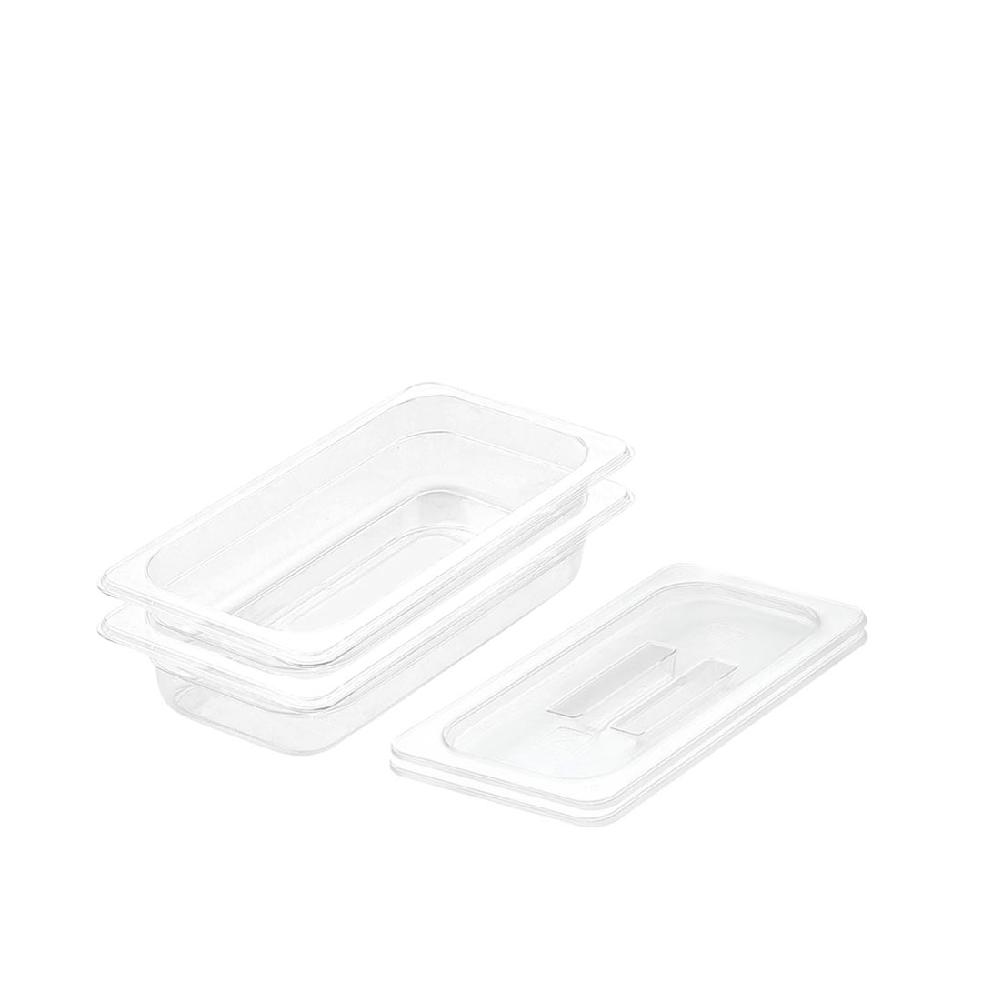 Soga 65Mm Clear Gastronorm Gn Pan 1/3 Food Tray Storage Bundle Of 2 With Lid, Home &Amp; Living, Kitchen &Amp; Dining, Bakeware, Baking Trays, ,  - Nz Depot 1