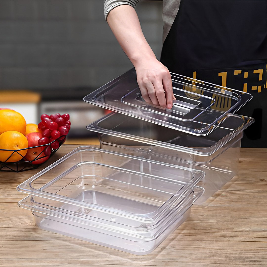 Soga Clear Gastronorm 1/1 Gn Lid Food Tray Top Cover Bundle Of 2, Home &Amp; Living, Kitchen &Amp; Dining, Bakeware, Baking Trays, ,  - Nz Depot 2