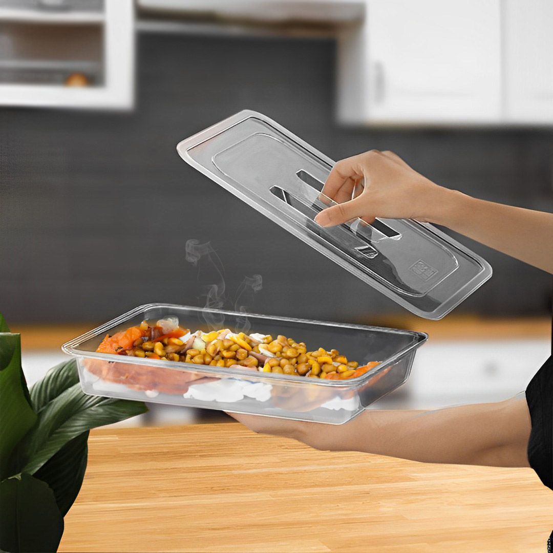 Soga Clear Gastronorm 1/1 Gn Lid Food Tray Top Cover Bundle Of 2, Home &Amp; Living, Kitchen &Amp; Dining, Bakeware, Baking Trays, ,  - Nz Depot 3