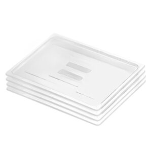 SOGA Clear Gastronorm 1/1 GN Lid Food Tray Top Cover Bundle of 4, Home & Living, Kitchen & Dining, Bakeware, Baking Trays, ,  - NZ DEPOT 1