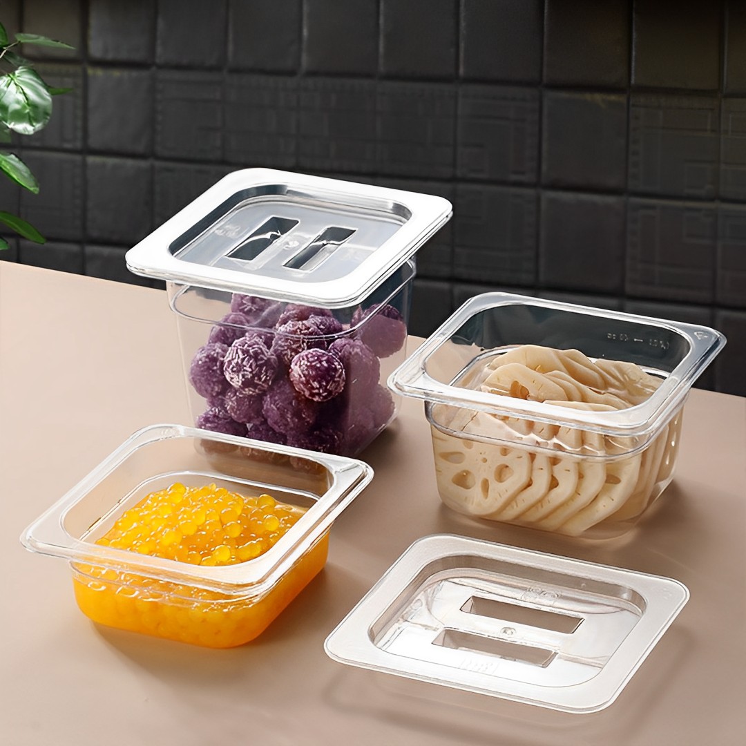 Soga Clear Gastronorm 1/6 Gn Lid Food Tray Top Cover Bundle Of 2, Home &Amp; Living, Kitchen &Amp; Dining, Bakeware, Baking Trays, ,  - Nz Depot 3