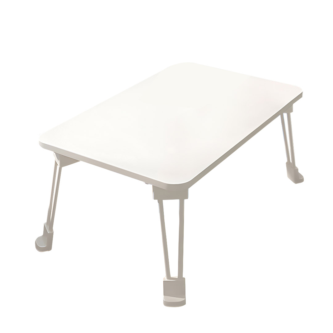 Soga White Portable Bed Table Adjustable Folding Mini Desk With Cup-Holder Home Decor, Desks &Amp; Computer Tables, , , , ,  - Nz Depot 1