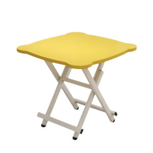 SOGA Yellow Minimalist Cat Ear Folding Table Indoor Outdoor Portable Stall Desk Home Decor, Furniture, Living Room Furniture, Tables, , ,  - NZ DEPOT 1