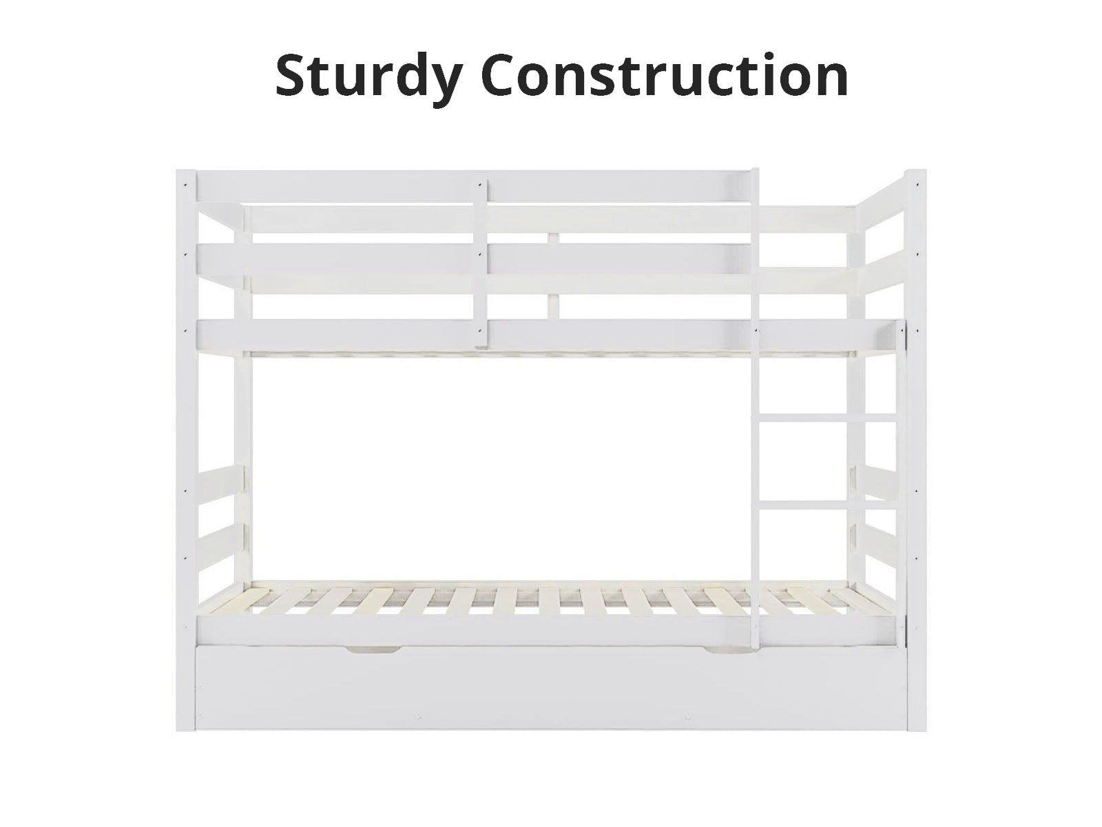 DS Trundle Bunk White PR11418 Bunk Beds NZ DEPOT 4