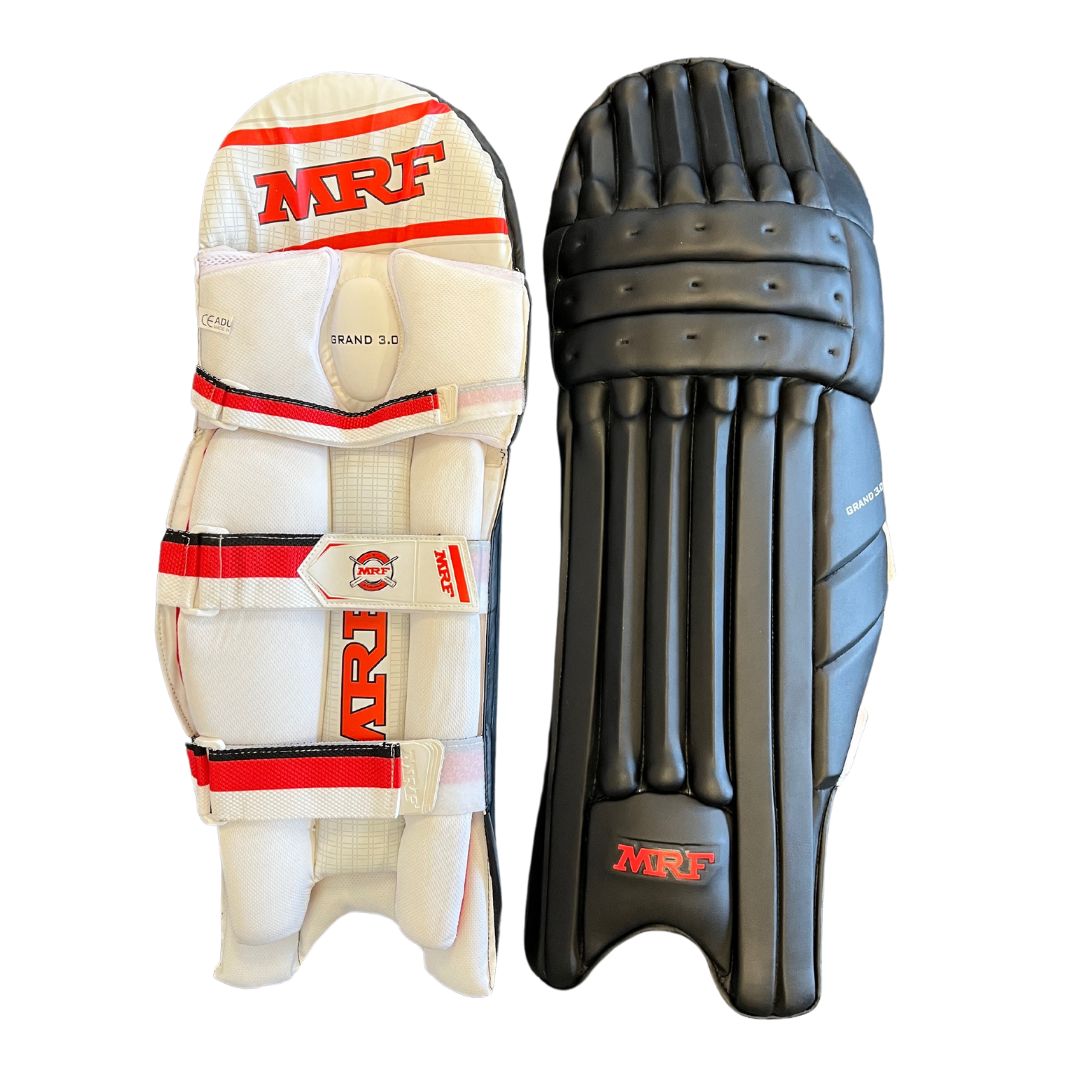 Mrf Genius Grand Black Batting Pads - Lh / Senior - Batting Pads