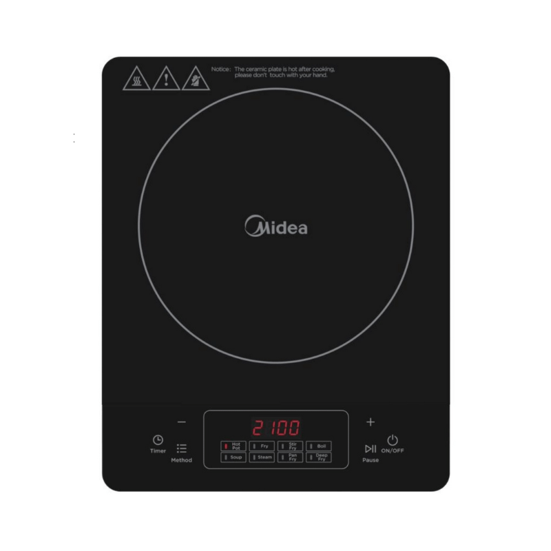 Midea 2100W 1-Zone Portable Induction Cooktop MIC210T0AGK - Small Kitchen Appliances - MIC210T0AGK-S-1 - NZ DEPOT