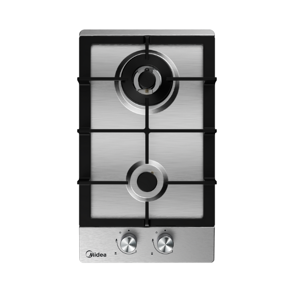 Midea 30Cm 2 Burner Gas Hob Stainless Steel 30Sb005 - Hobs - 30Sb005-1 - Nz Depot