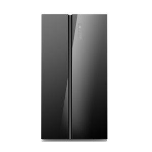 Midea 584L Side By Side Fridge Freezer Black Glass - Side-by-Side Fridge Freezer - MDRS710SBF22AP-1 - NZ DEPOT