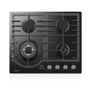 Midea 60Cm Gas Cooktop Black Tempered Glass With Timer 60Gh096 Kitchen 60Gh096 Nzdepot - Nz Depot