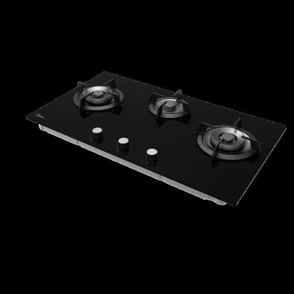 Midea Black Glass Gas Cooktop 3 Zones - Hobs - 90Gt503-2 - Nz Depot