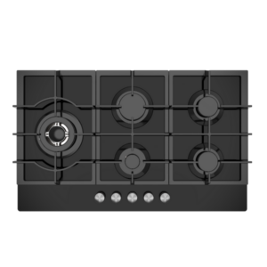 Midea Black Glass Gas Cooktop 90G50ME060-GFL - Hobs - 90G50ME060-GFL-1 - NZ DEPOT