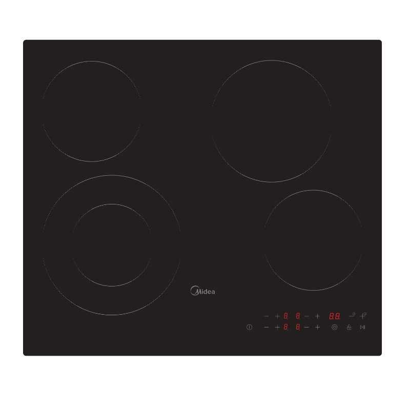 New Arrival | Midea 60Cm Ceramic Hob Touch Control Mch640F298K - Hobs - Mch640F298K - Nz Depot