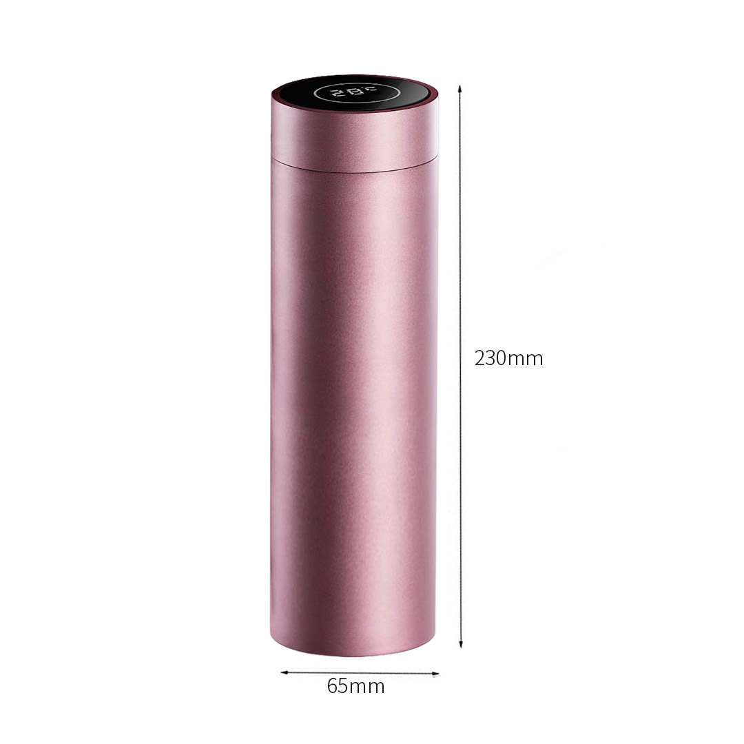 SOGA 2X 500ML Stainless Steel Smart LCD Thermometer Display Bottle Vacuum Flask Thermos Rose Gold, home & living, kitchen & dining, drinkware, bottles & jugs, ,  - NZ DEPOT 10