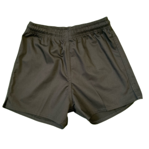 4037-B Football Shorts Poly/Cotton (Indent Cols) - Black - 8 - Miltan Uniform Range