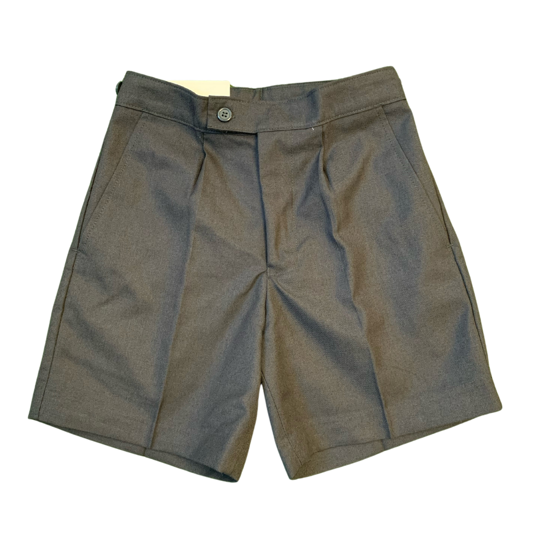 4049-C Poly/Viscose Action Waist Ll Shorts - Charcoal - 92 - Miltan Uniform Range