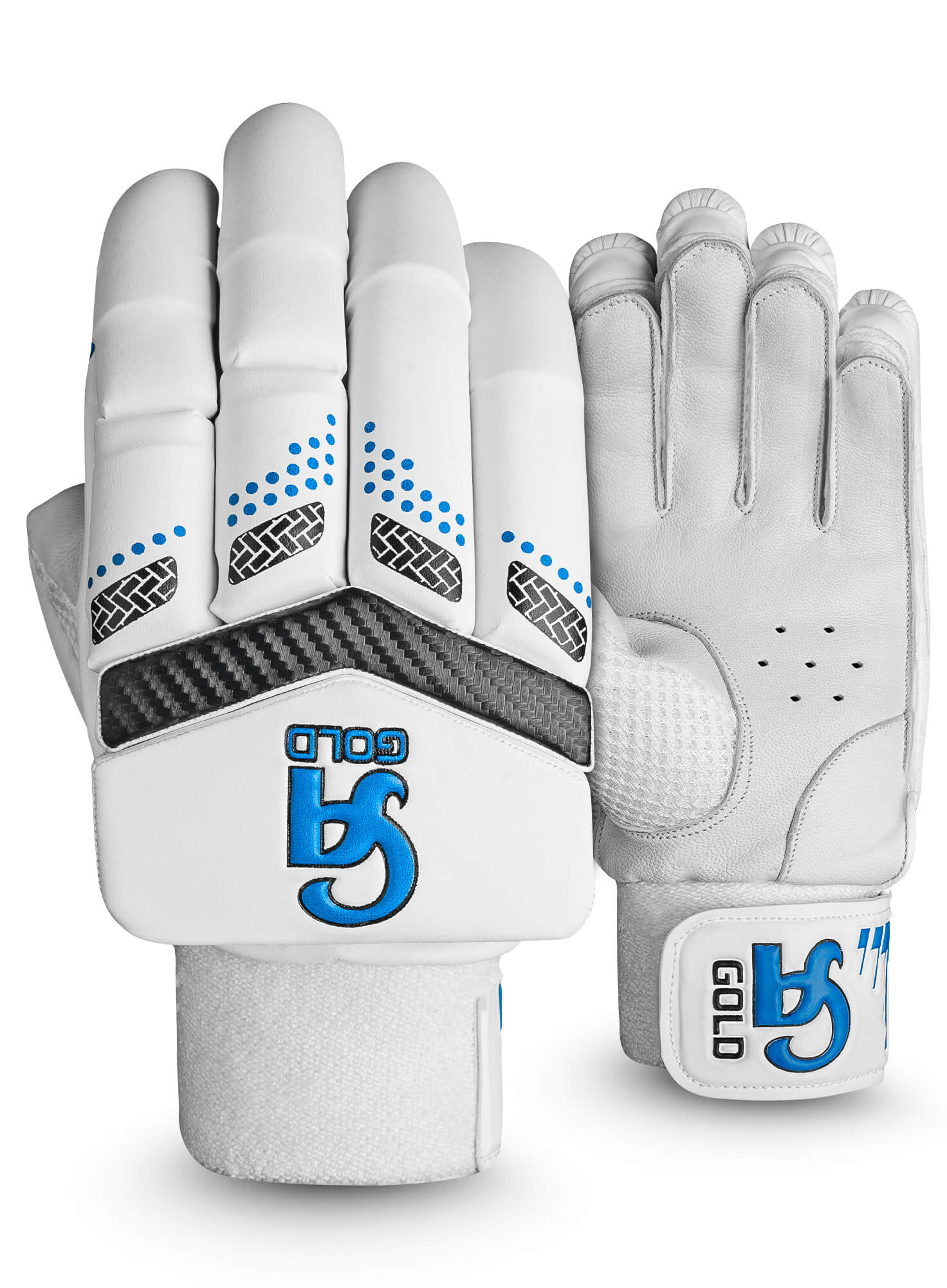 Ca Gold 10000 - Blue L.h.s, R.h.s Batting Gloves,2