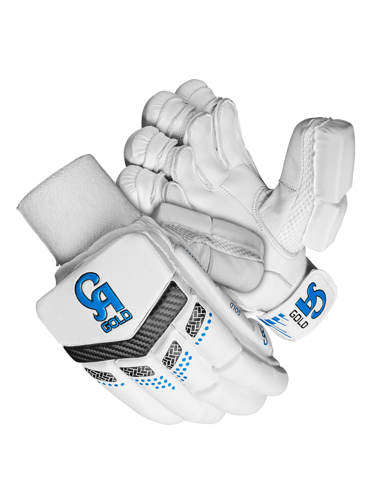 Ca Gold 10000 - Blue L.h.s, R.h.s Batting Gloves,5