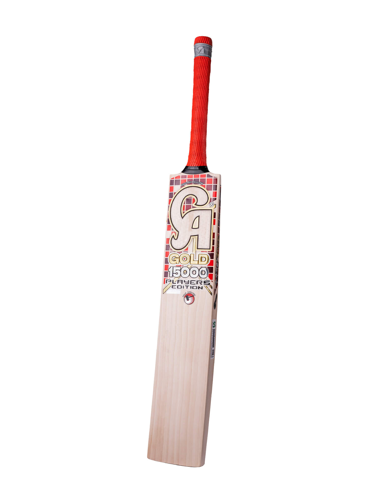 CA GOLD 15000 PLAYERS EDITION - Red  Cricket Bats,4