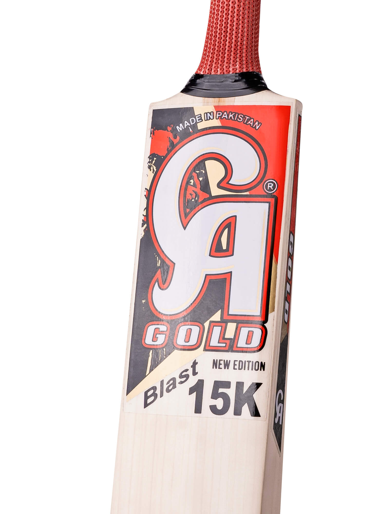 CA GOLD 15K Blast - Red  Cricket Bats,5