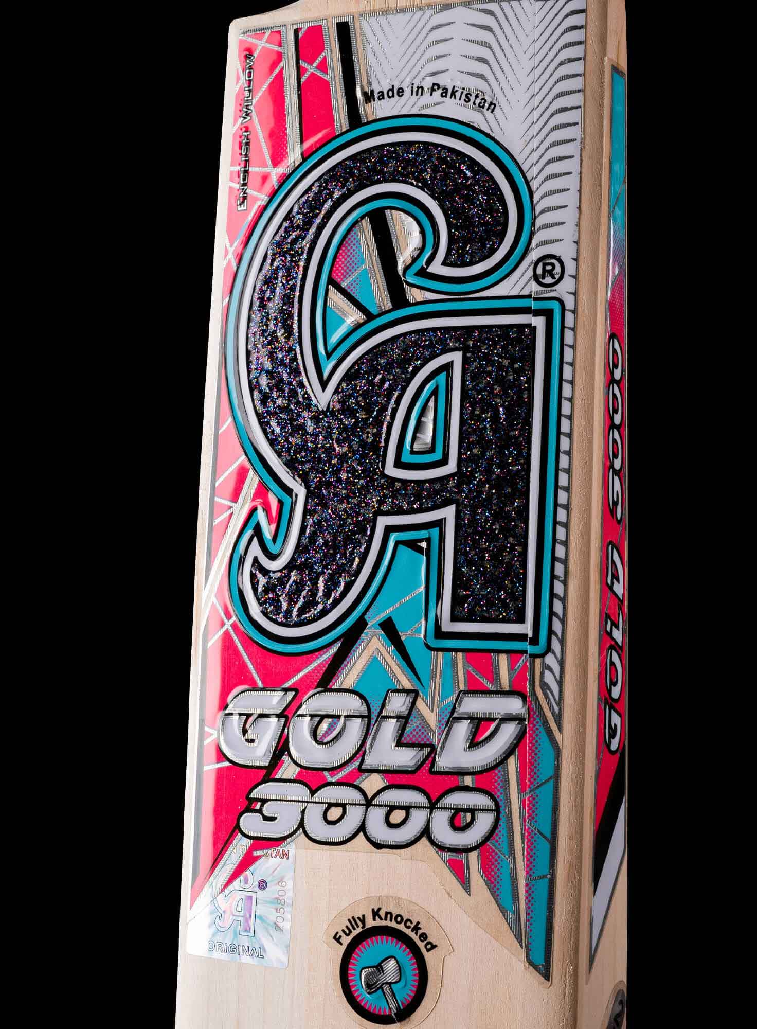 CA GOLD 3000 - Green  Cricket Bats,6