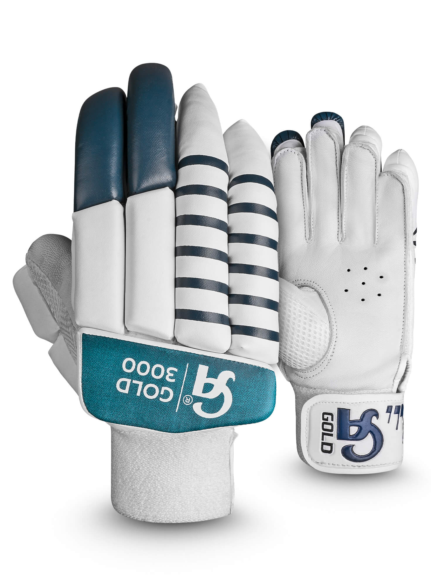 CA GOLD 3000 - See Green L.H.S, R.H.S Batting Gloves,2