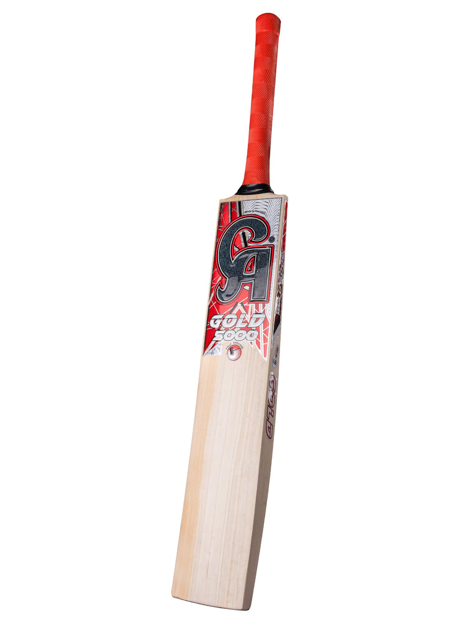 CA GOLD 5000 - Red  Cricket Bats,4