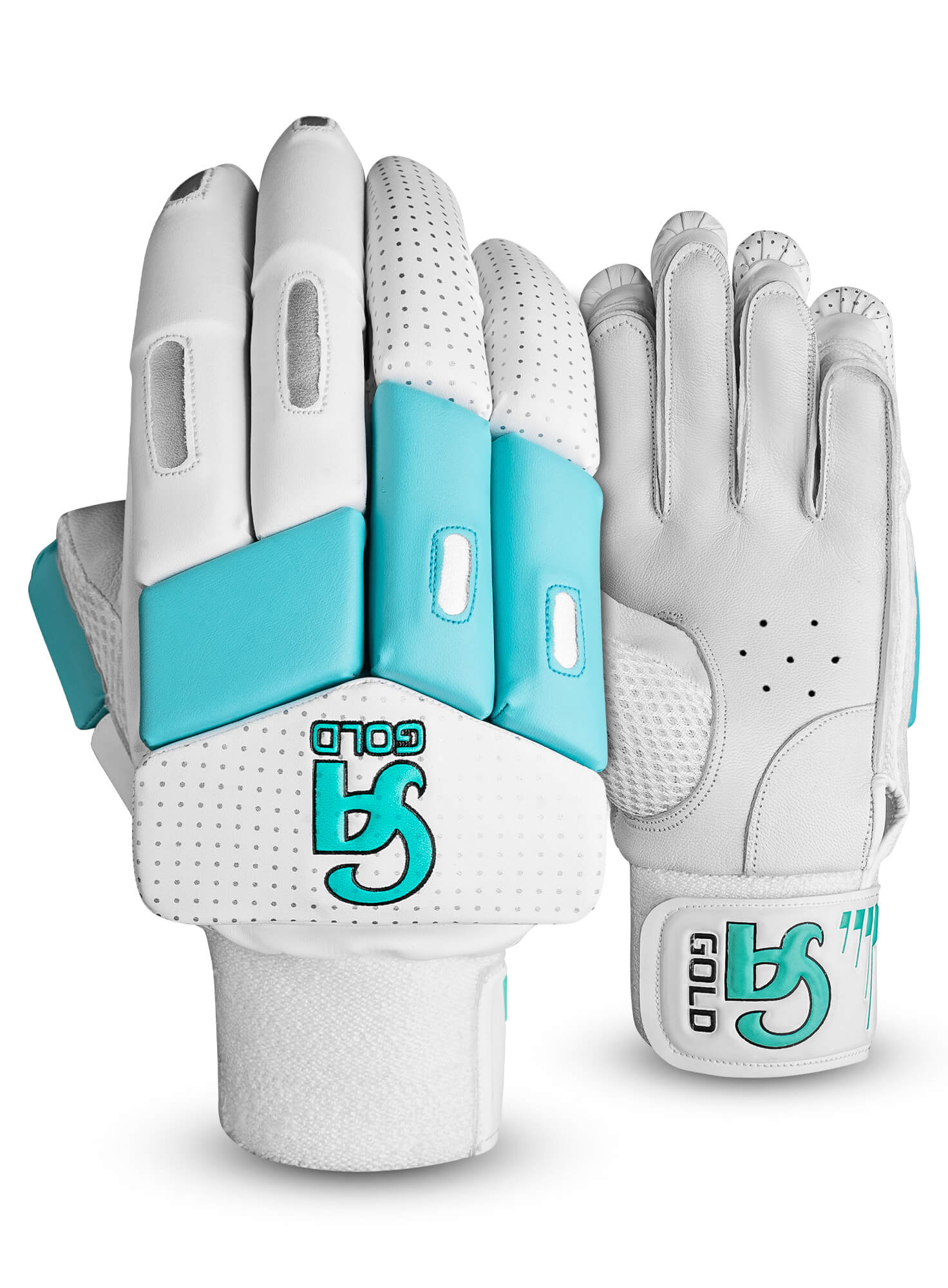 CA GOLD 8000 - Green L.H.S, R.H.S Batting Gloves,2