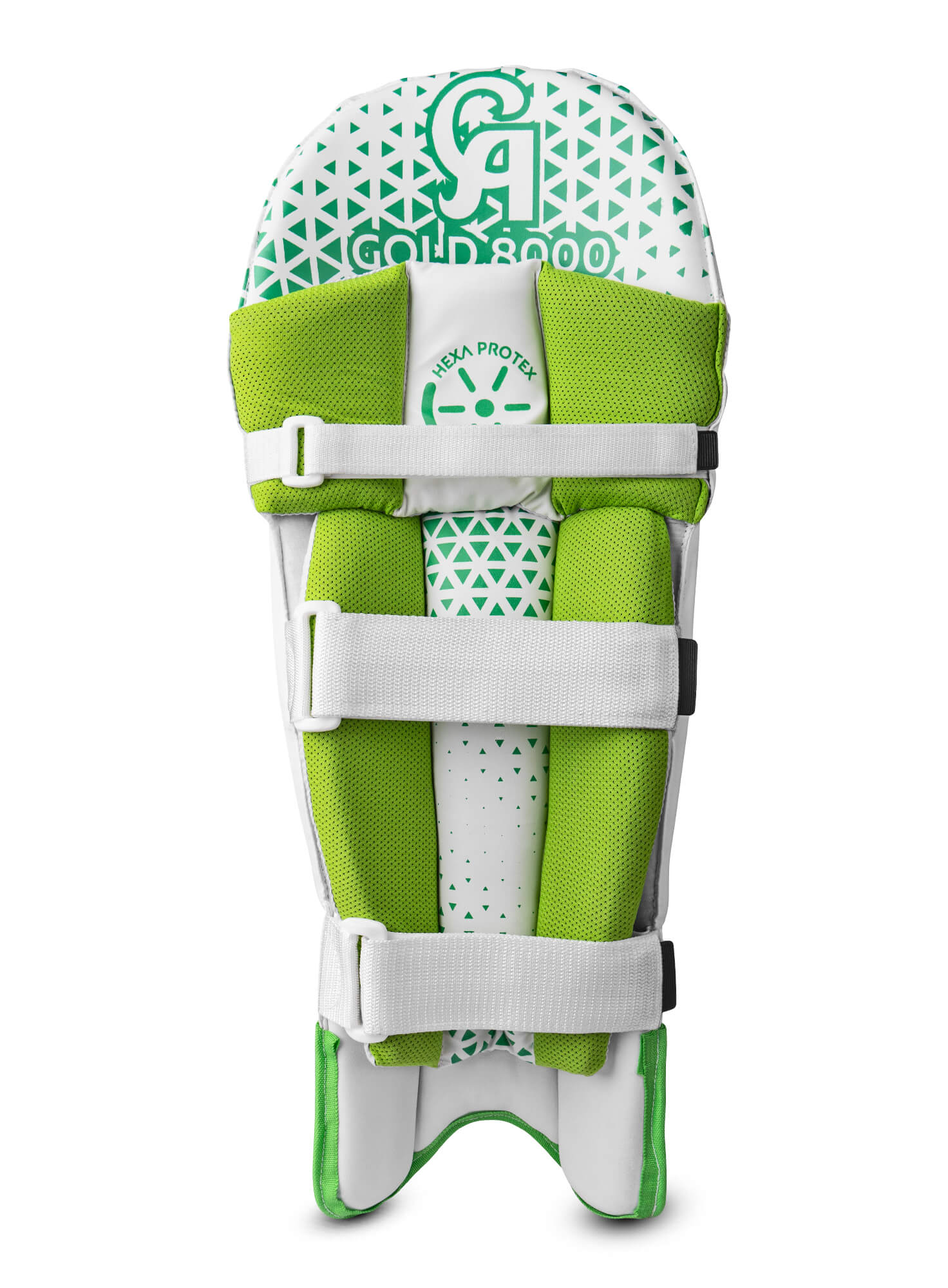 CA GOLD 8000 - Green L.H.S, R.H.S Leg Pads,2