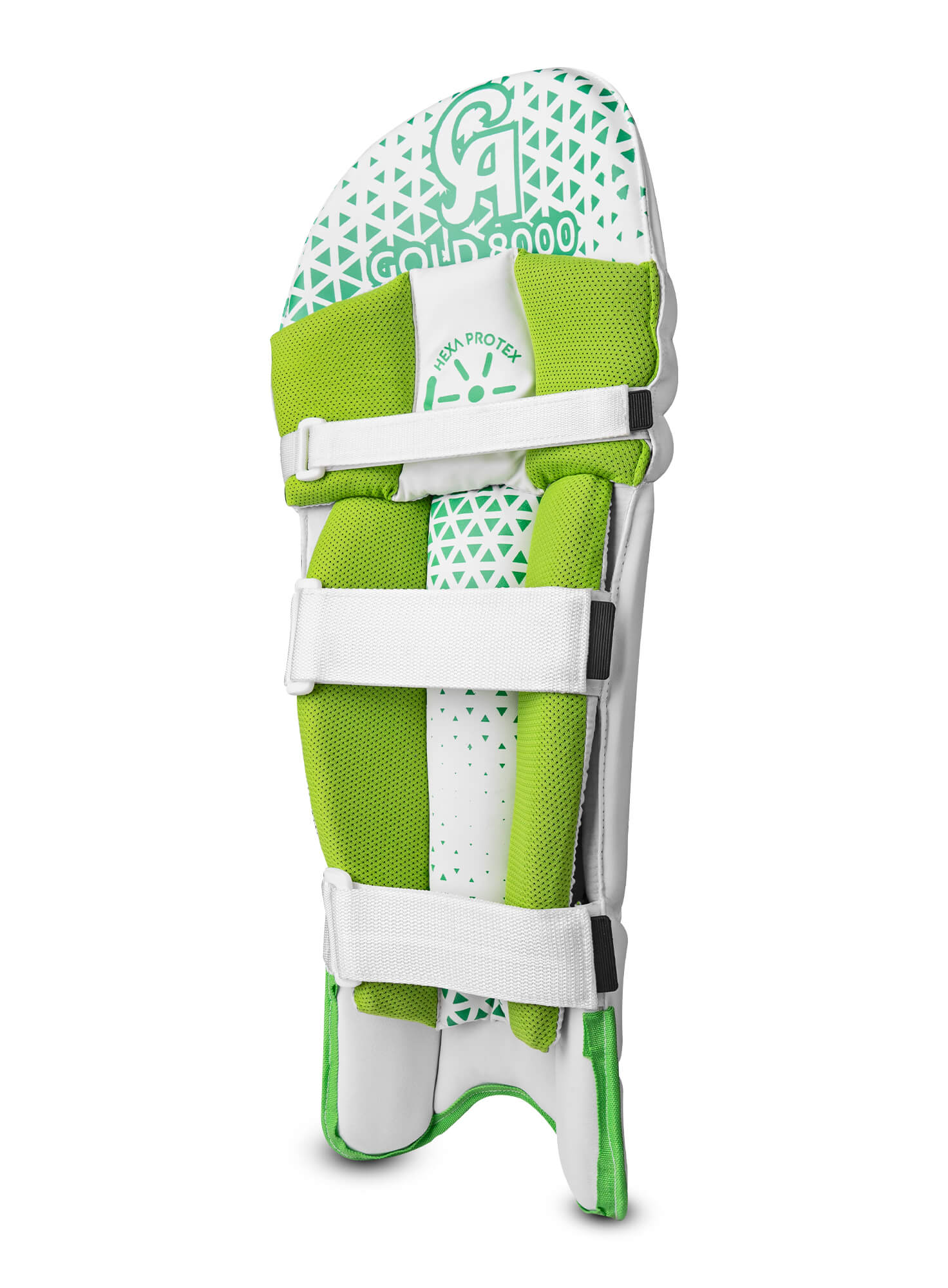 CA GOLD 8000 - Green L.H.S, R.H.S Leg Pads,3