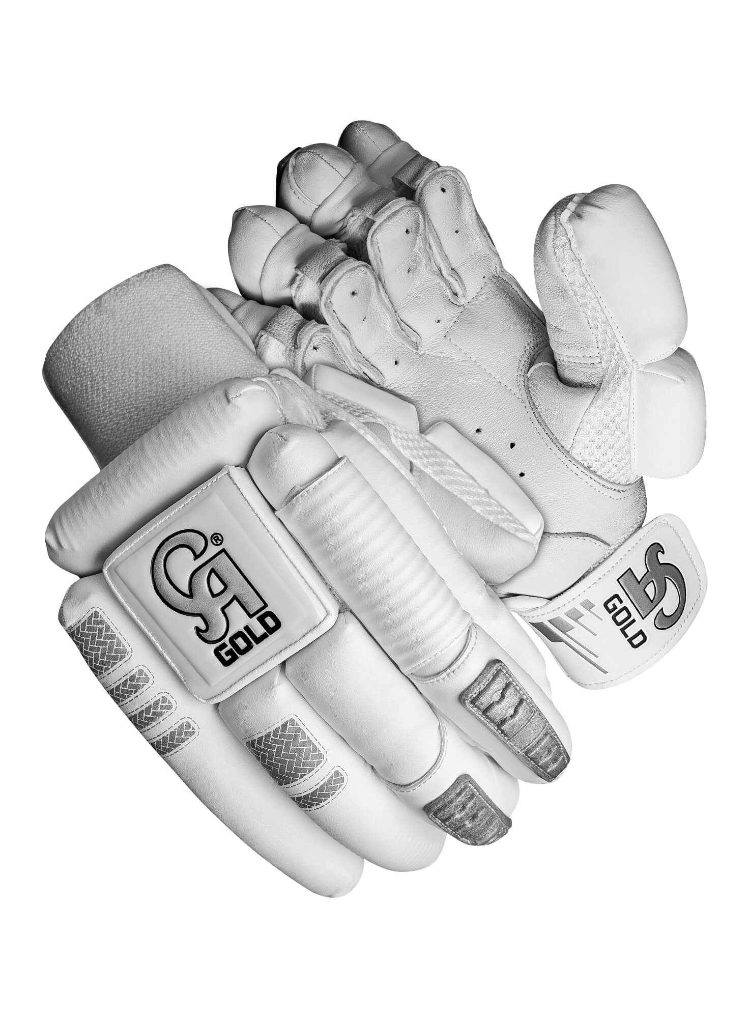 CA GOLD DRAGON - Grey L.H.S, R.H.S Batting Gloves,5