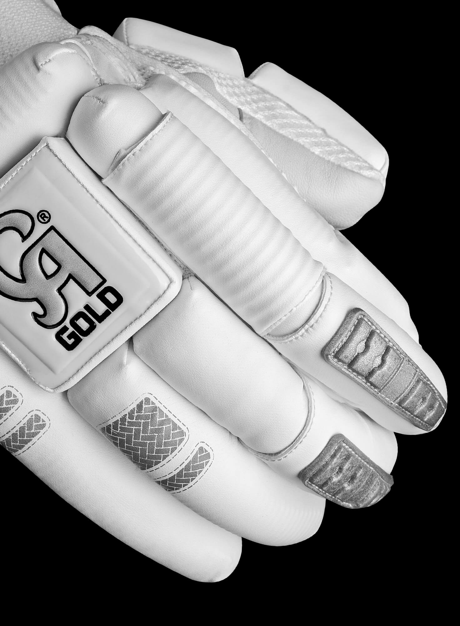 CA GOLD DRAGON - Grey L.H.S, R.H.S Batting Gloves,6