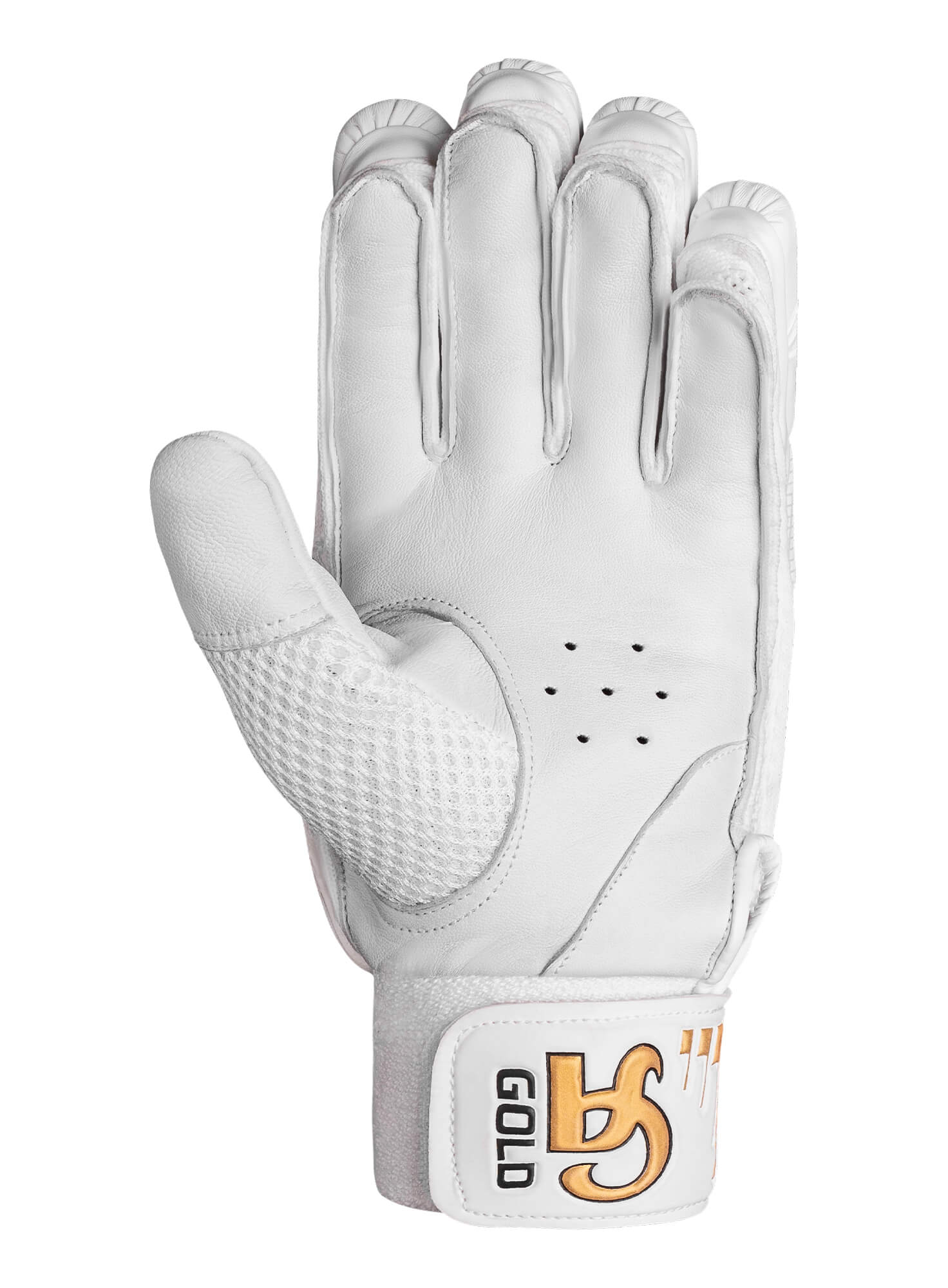 CA Gold 20K - White L.H.S, R.H.S Batting Gloves,3