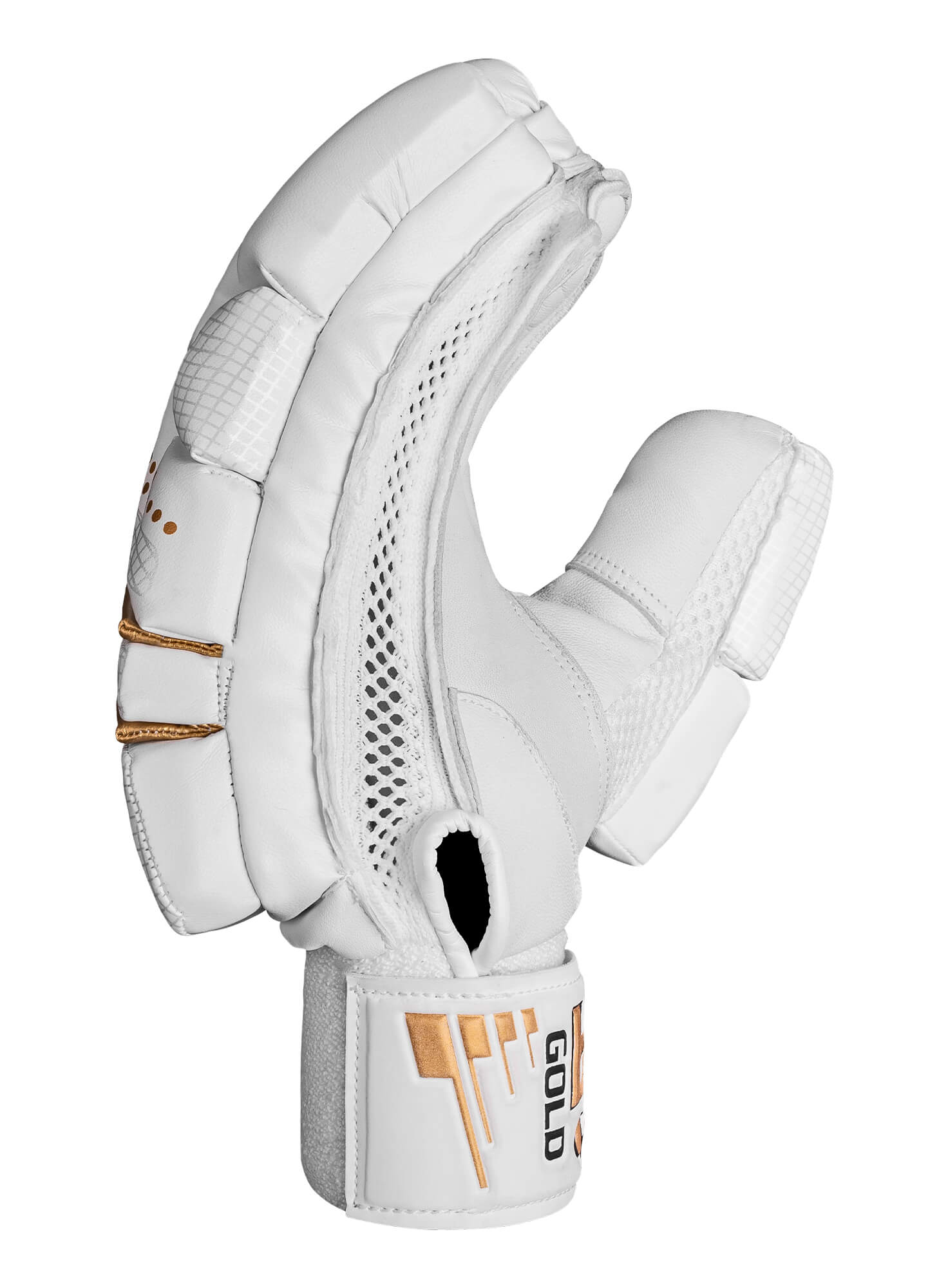 CA Gold 20K - White L.H.S, R.H.S Batting Gloves,4