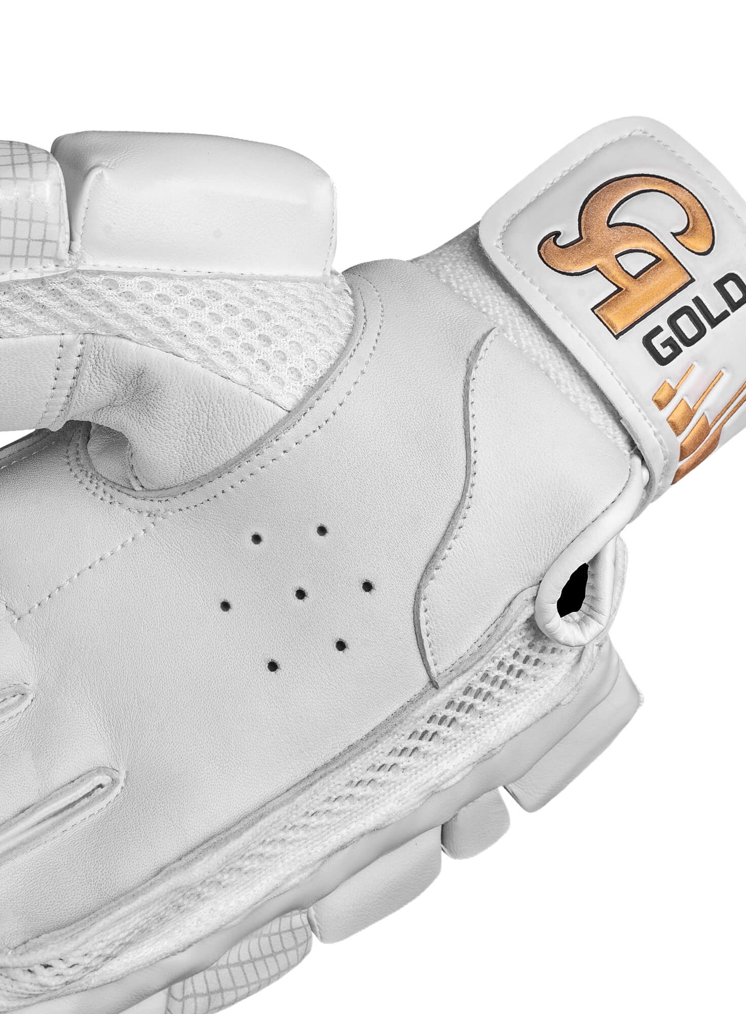 CA Gold 20K - White L.H.S, R.H.S Batting Gloves,6