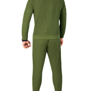 CA ZIG ZAG TRACKSUIT (GREEN) - Green Medium, Large, XL, XXL Track suits & Hoodies,2