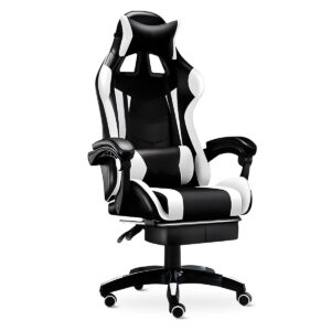 Chano Deluxe Gaming Chair PU White