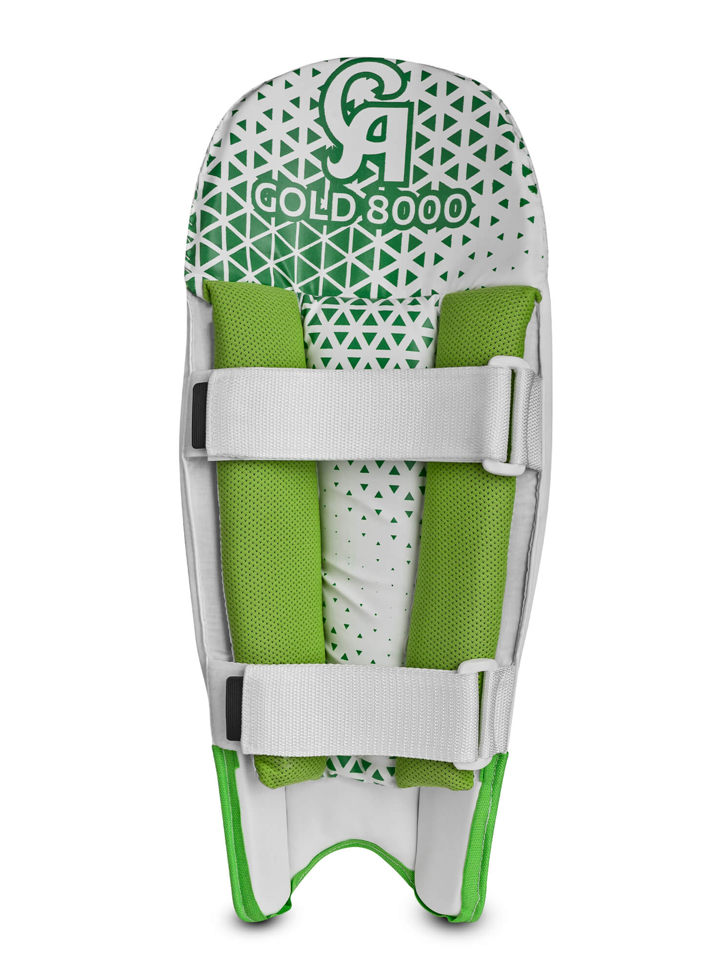 Gold 8000 - Green L.H.S, R.H.S Wicket Keeping Pads,4