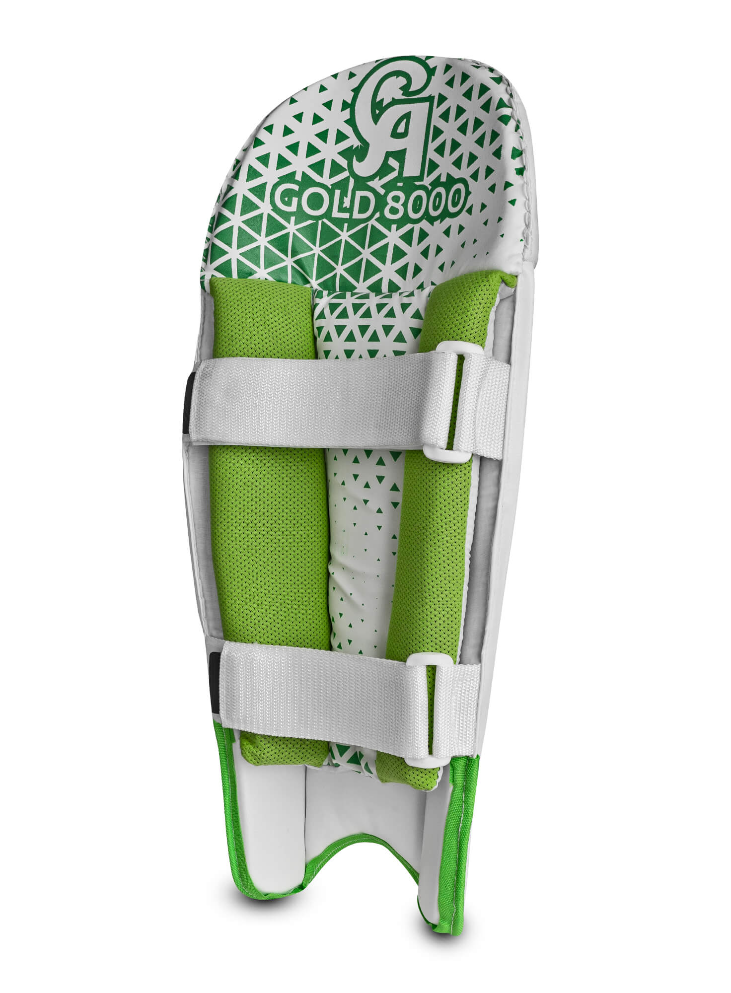 Gold 8000 - Green L.H.S, R.H.S Wicket Keeping Pads,6