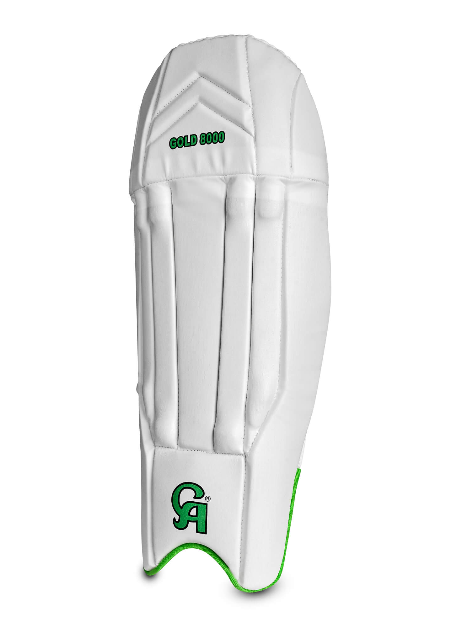 Gold 8000 - Green L.H.S, R.H.S Wicket Keeping Pads,7