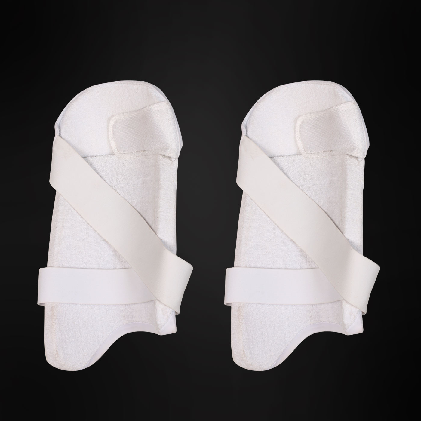 PLUS 12000 THIGH GUARD - White L.H.S, R.H.S Arm & Thigh Guard Senior,3