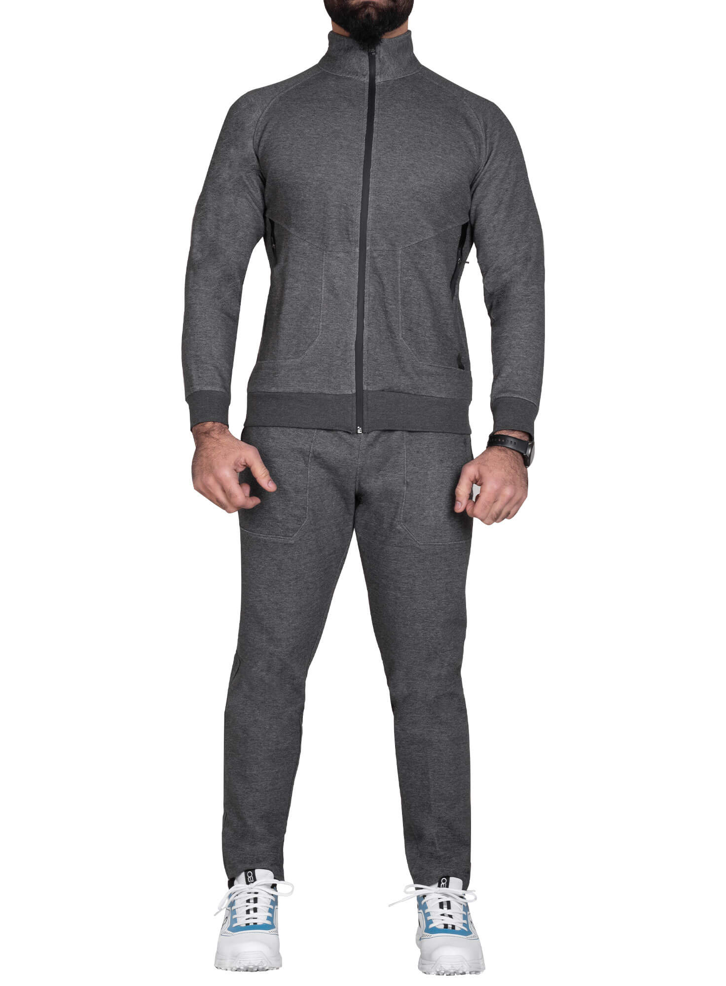 SCUBA TRACK SUIT (DARK GREY) - Grey Medium, Large, XL, XXL Track suits & Hoodies,3